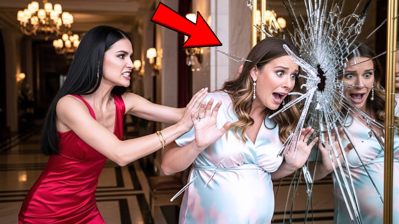 La Amante Empuja Y Derriba A La Esposa Embarazada Contra Un Espejo — Su Padre La Envía A Prisión