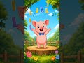 #shorts |🐷 Piglet’s Alphabet Party | Learn Letters with Music|#kidscartoon #animation #pig #cartoon