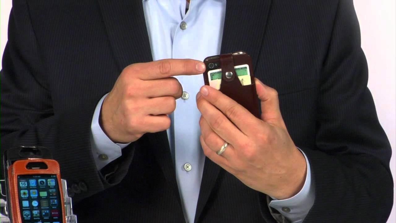 TION IPHONE 4/4S LEATHER WALLET CASE