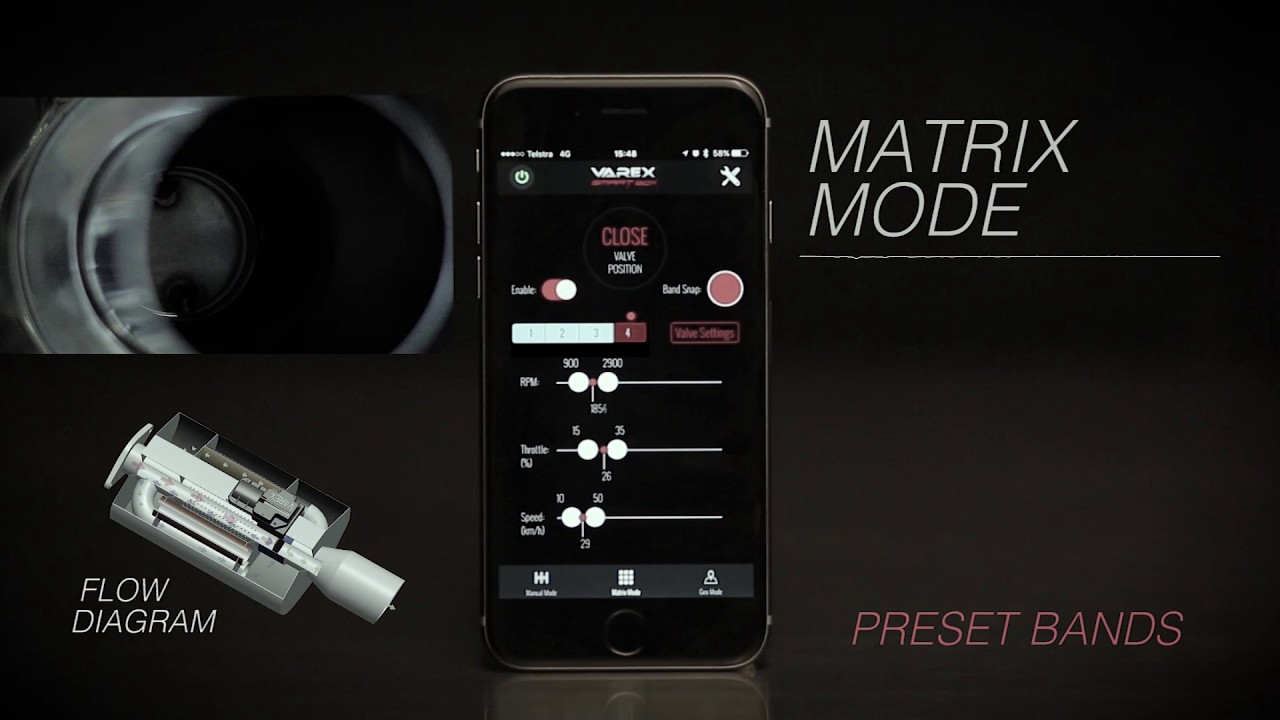 "One Touch Exhaust Drone Elimination" XFORCE VAREX SMART BOX MATRIX