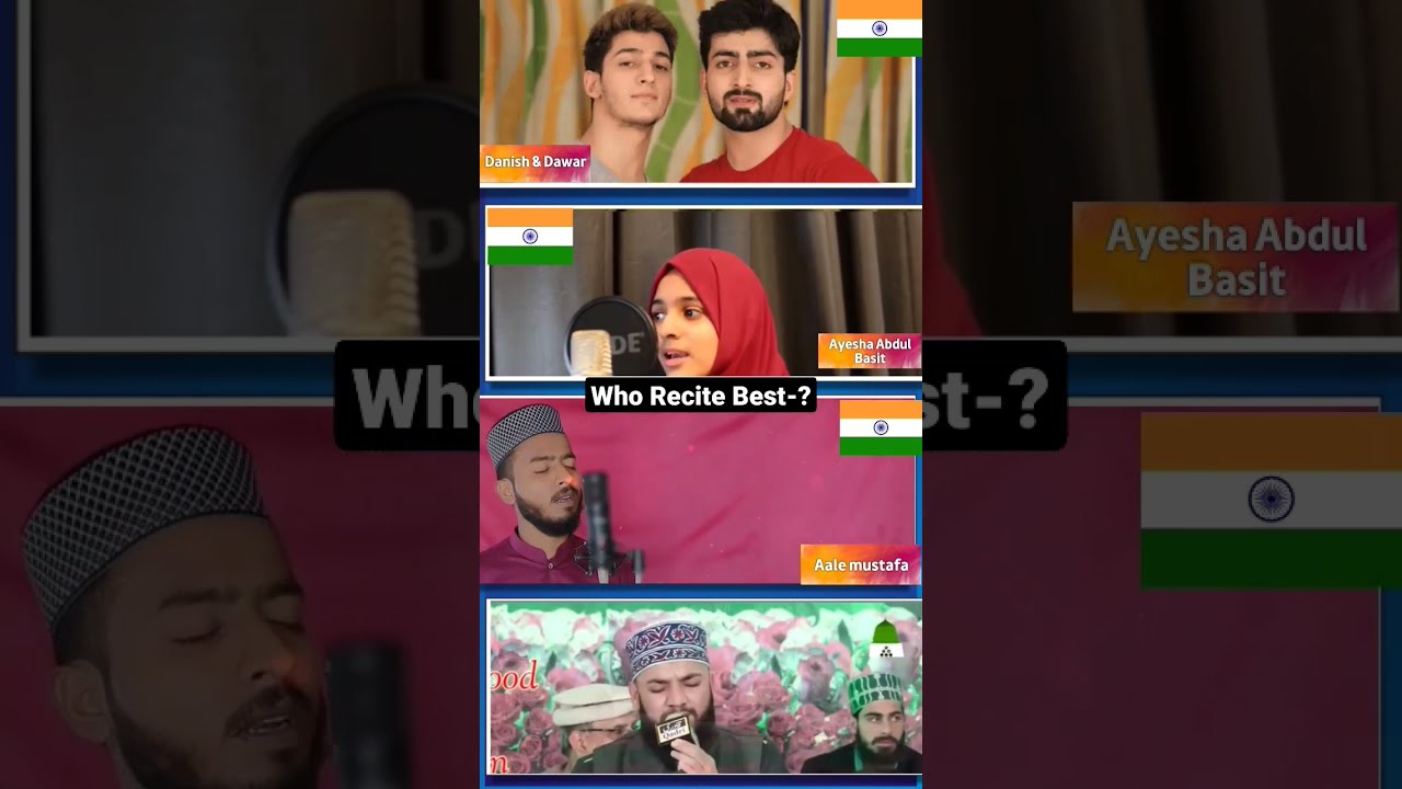 Who Sings No.1 ? | Maula Ya Salli Wasallim | @AyishaAbdulBasith @DanishDawar #shorts