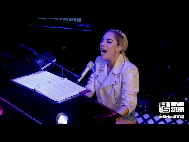 Lady Gaga “Million Reasons” on the Howard Stern Show (2016) class=