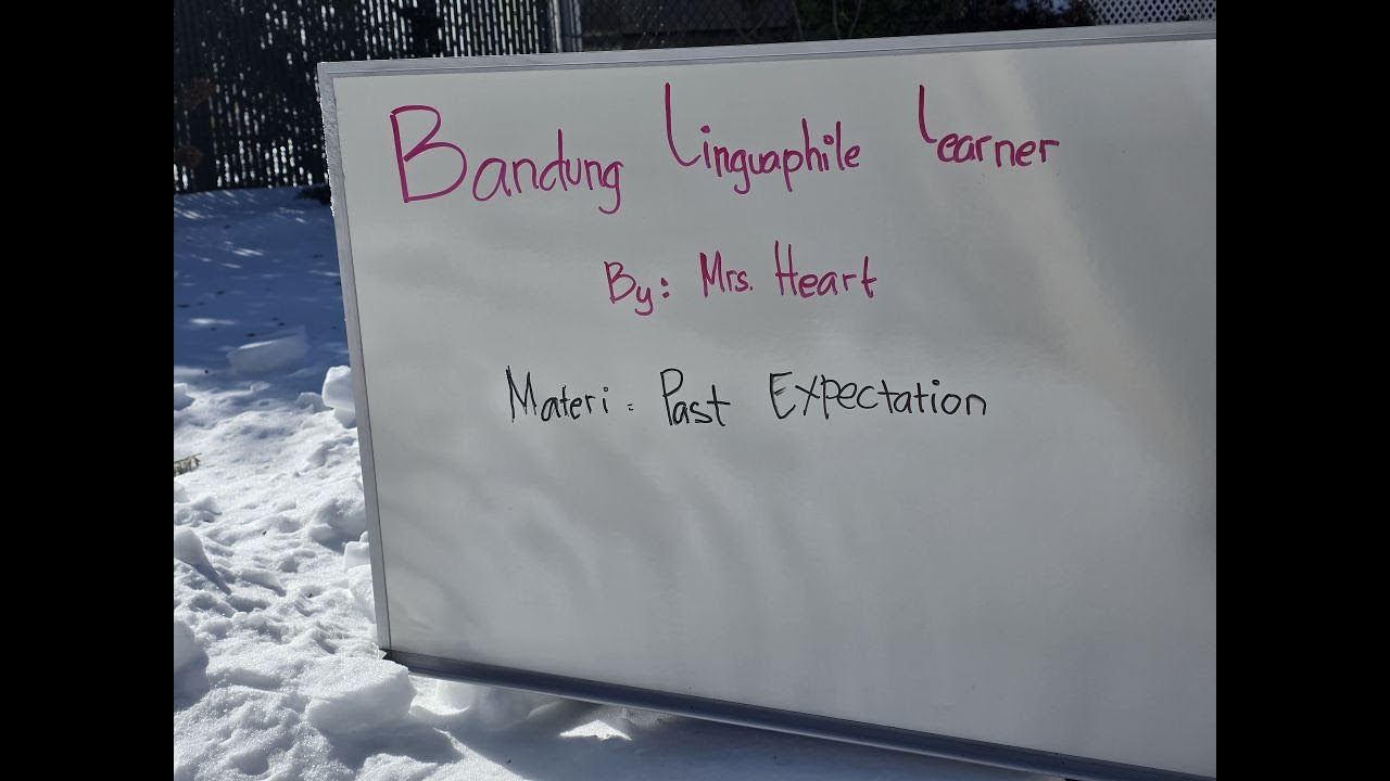 Grammar Past Expectation   bahasa Indonesia