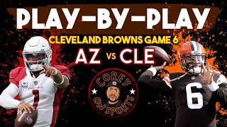 Arizona Cardinals  vs Cleveland Browns Play-by-Play Reactions Watch Party!!