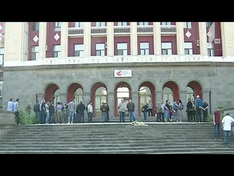 „რუსთავის ფოლადის“ თანამშრომლების პროტესტი