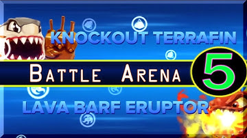 Skylanders Swap Force Knockout Terrafin Vs Lava Barf Eruptor Battle Arena Gameplay #5 [HD]
