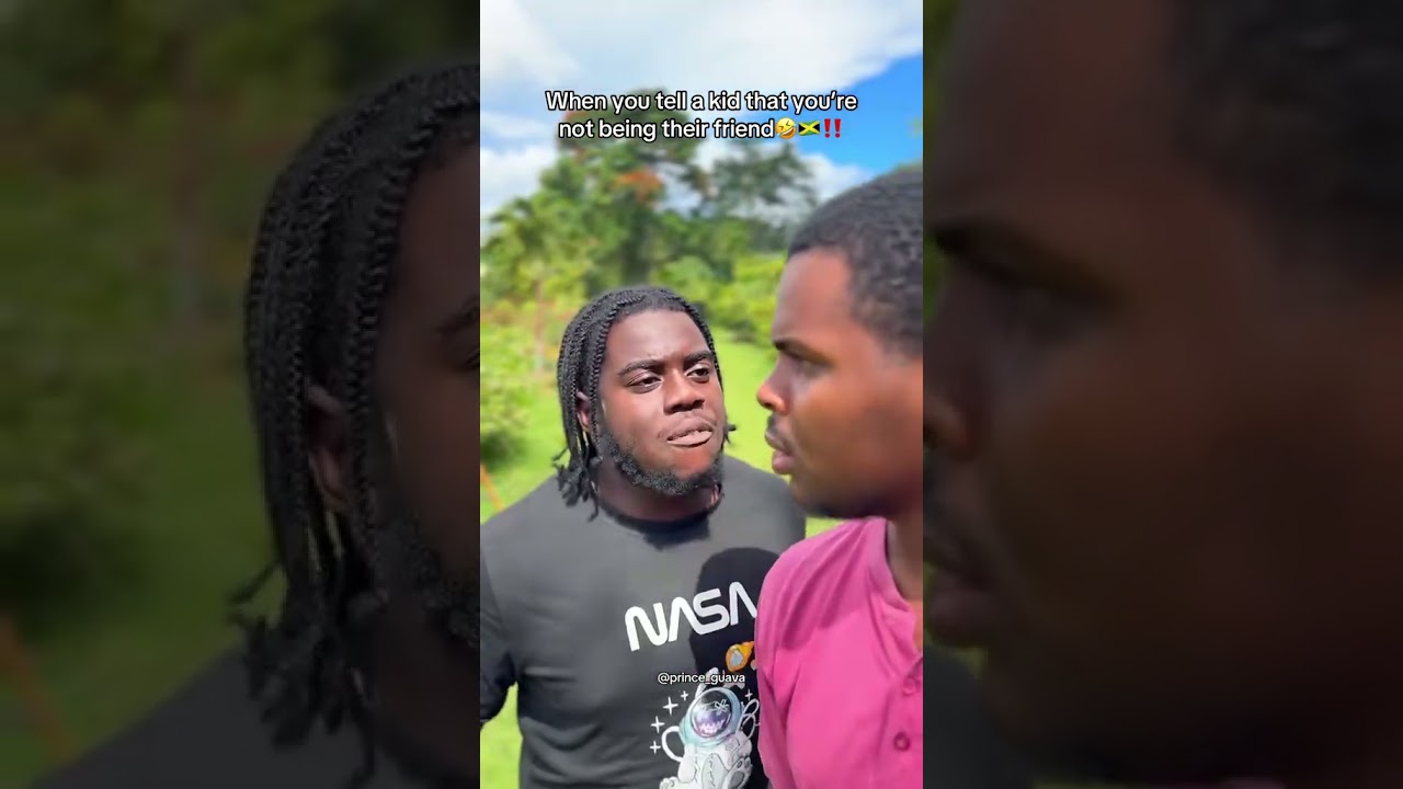 When you tell a kid that you’re not being their friend🤣🇯🇲‼️