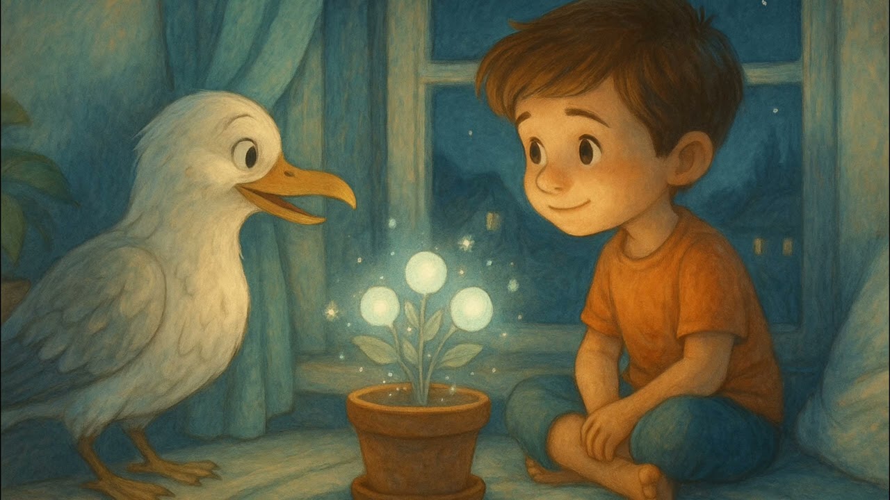 Milo and the Moon Garden — A Short Bedtime Story About Kindness