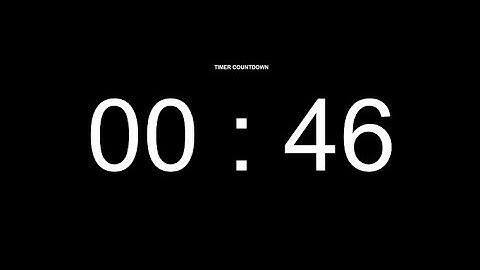 46 Seconds Countdown Timer