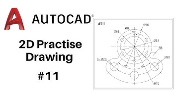 AutoCAD 2D Exercise Tutorial - #11 - Basics To Advance in Hindi