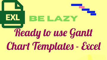 Gantt Chart Excel Template - Project Management Tool