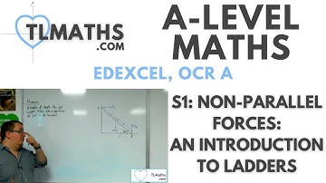 A-Level Maths: S1-25 Non-Parallel Forces: An Introduction to Ladders