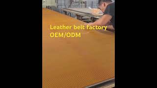 The craftsmanship of belt oil edge #leather #belt #beltmaking #factory #leathercraft #custommade