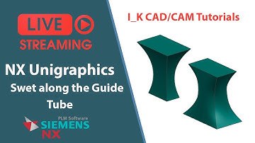 Siemens NX CAD swept, sweep alogn the guide and tube functions #NX #siemens #sweep #swept #tube