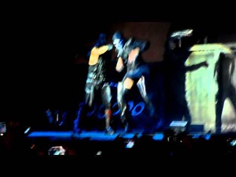 Rammstein Live at CEC Sopó - Flake dancing on Weisses Fleisch