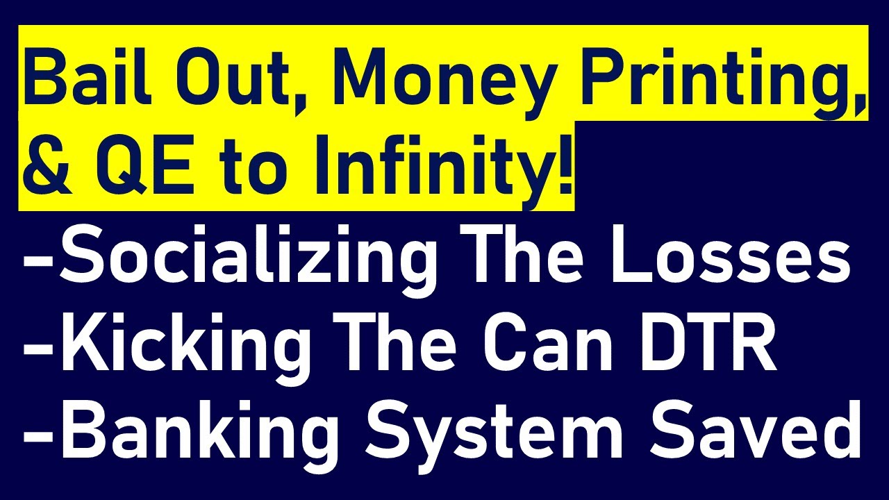 No More Bankruns! Fed Creates Program To "Temporarily" Erase Bond Losses For Banks (Printer Coming!)
