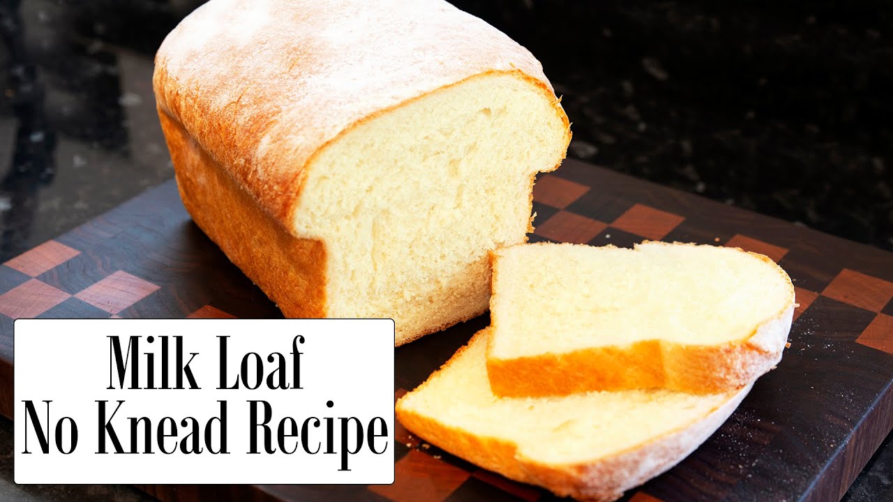 Milk Loaf, No Knead recipe, Soft, Light, and Delicious, photo
