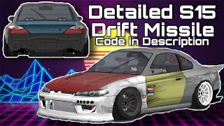 Detailed S15 Drift Missile Custom Livery CODE | FR Legends #FreeCode #FrLegendsLiveryCodes