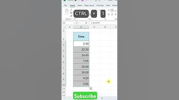 How to convert time into AM / PM format. #excel #exceltutorial #exceltips #exce