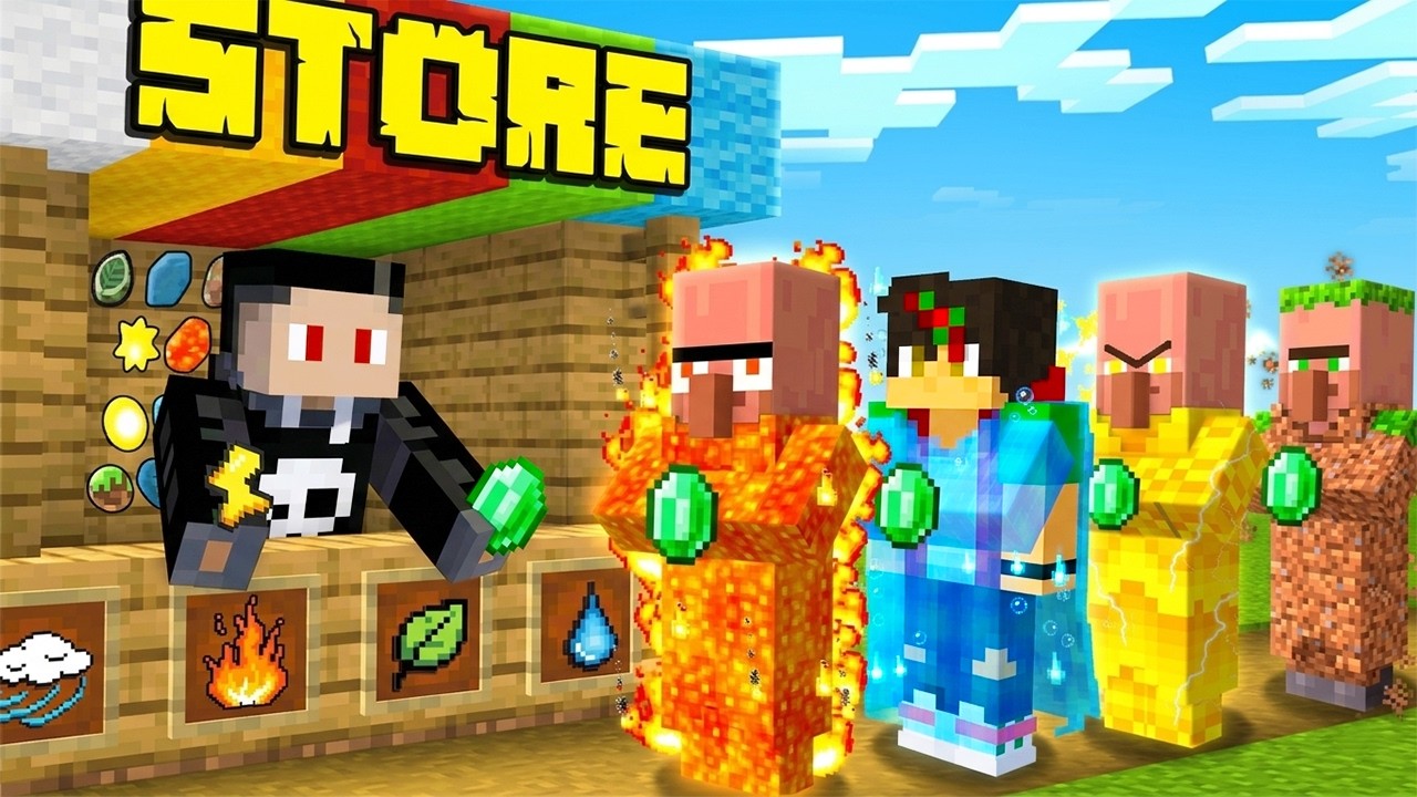 Minecraft, But I Open an Elemental Store!