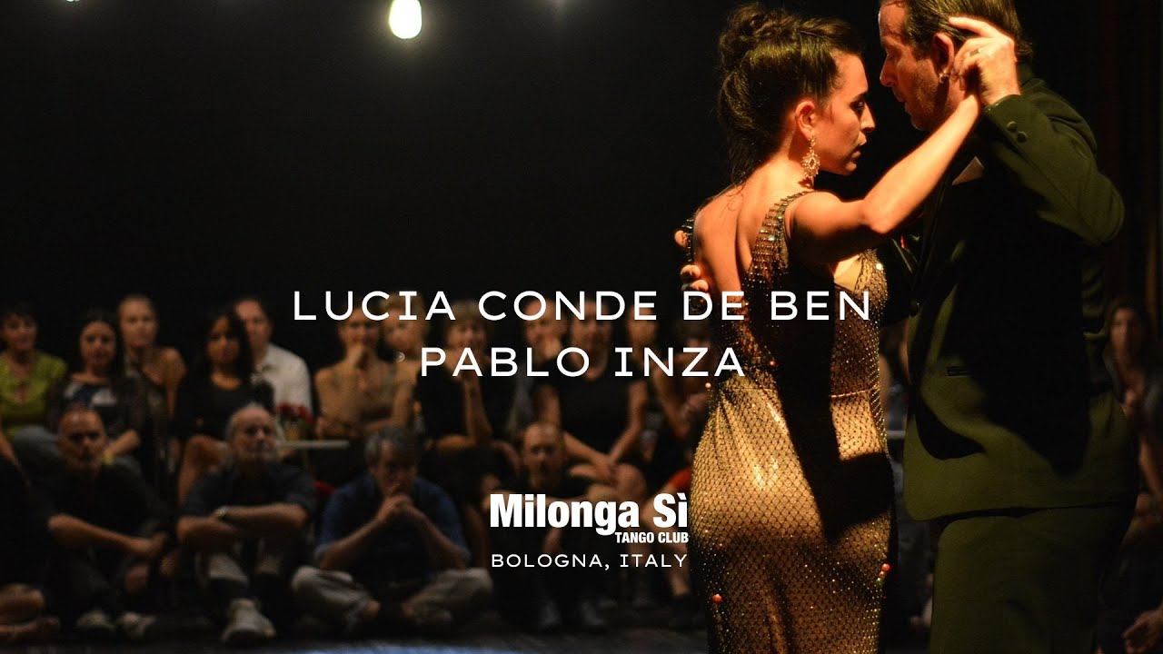 Lucia Conde de Ben y Pablo Inza alla Milonga SI