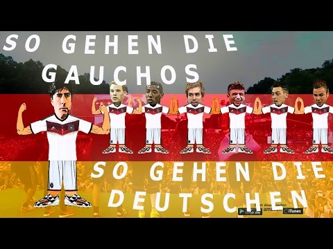 Fussball Deutschland - Der Gaucho Song ( so gehen die gauchos so gehen die deutschen )