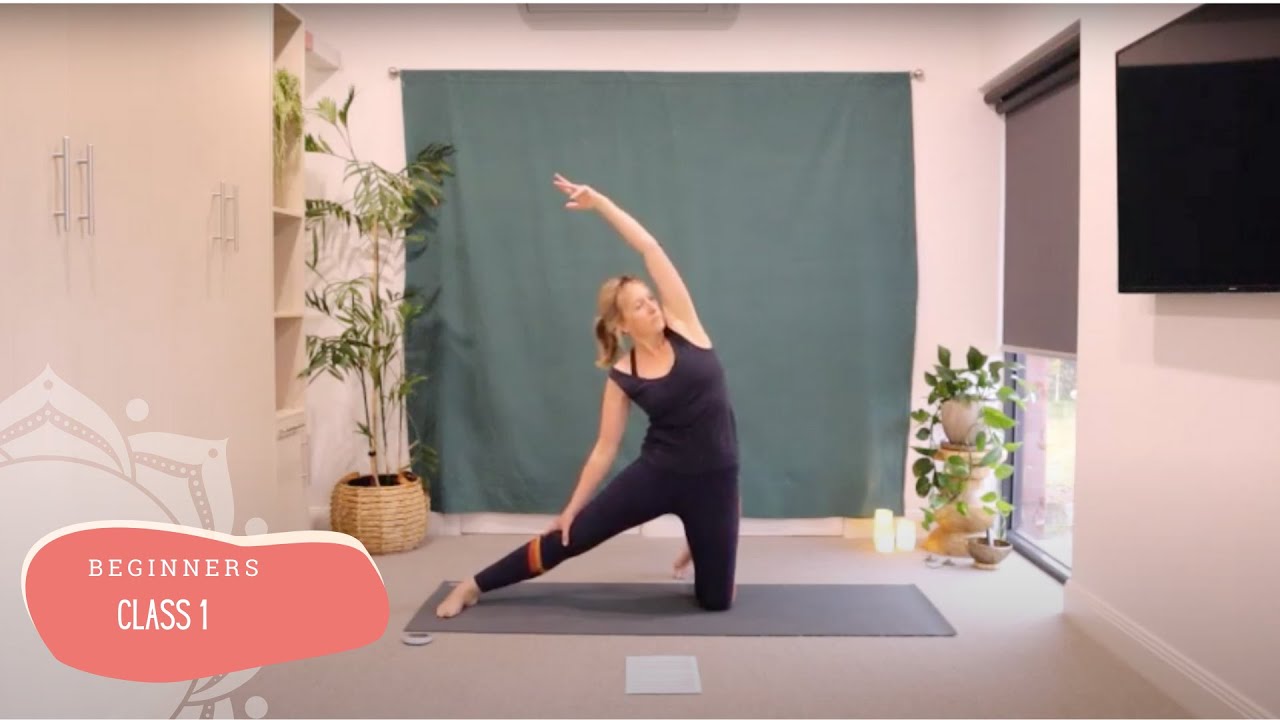 Beginner's Yoga Class 1 YouTube