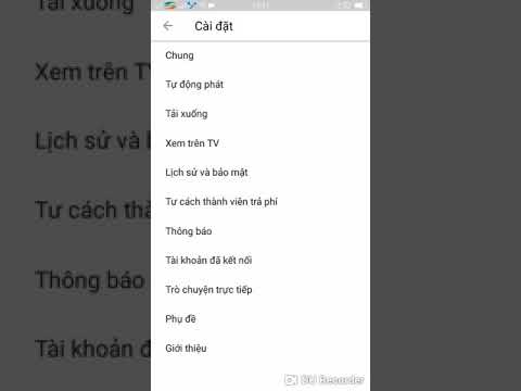 Cách bật hình nền YouTube màu trắng thành màu đen