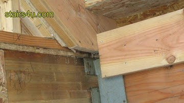 Stairway Stringer Metal Bracket Problem - Stairs Construction