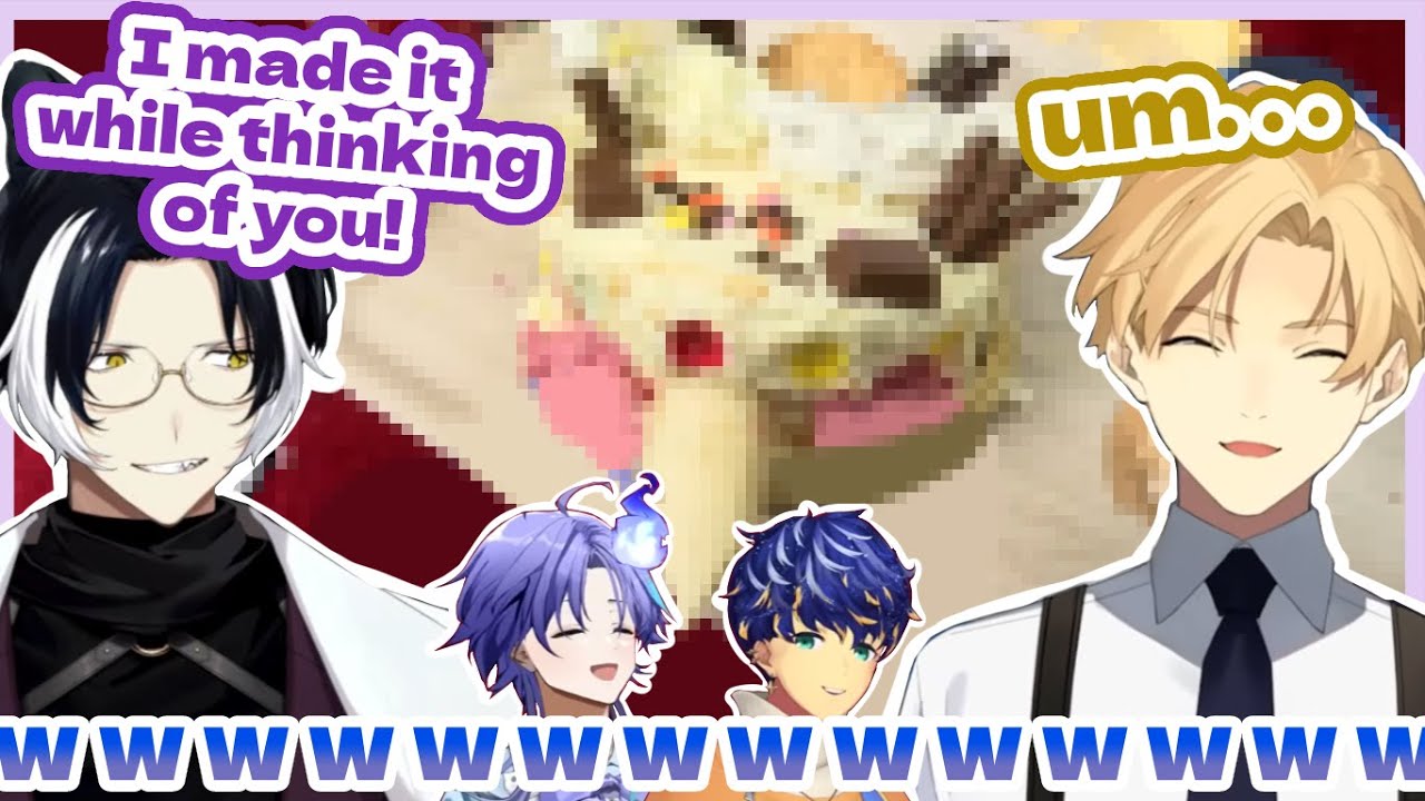 Shien makes crazy sweets again but this time Temma is the victim (HOLOSTARS eng sub clip)