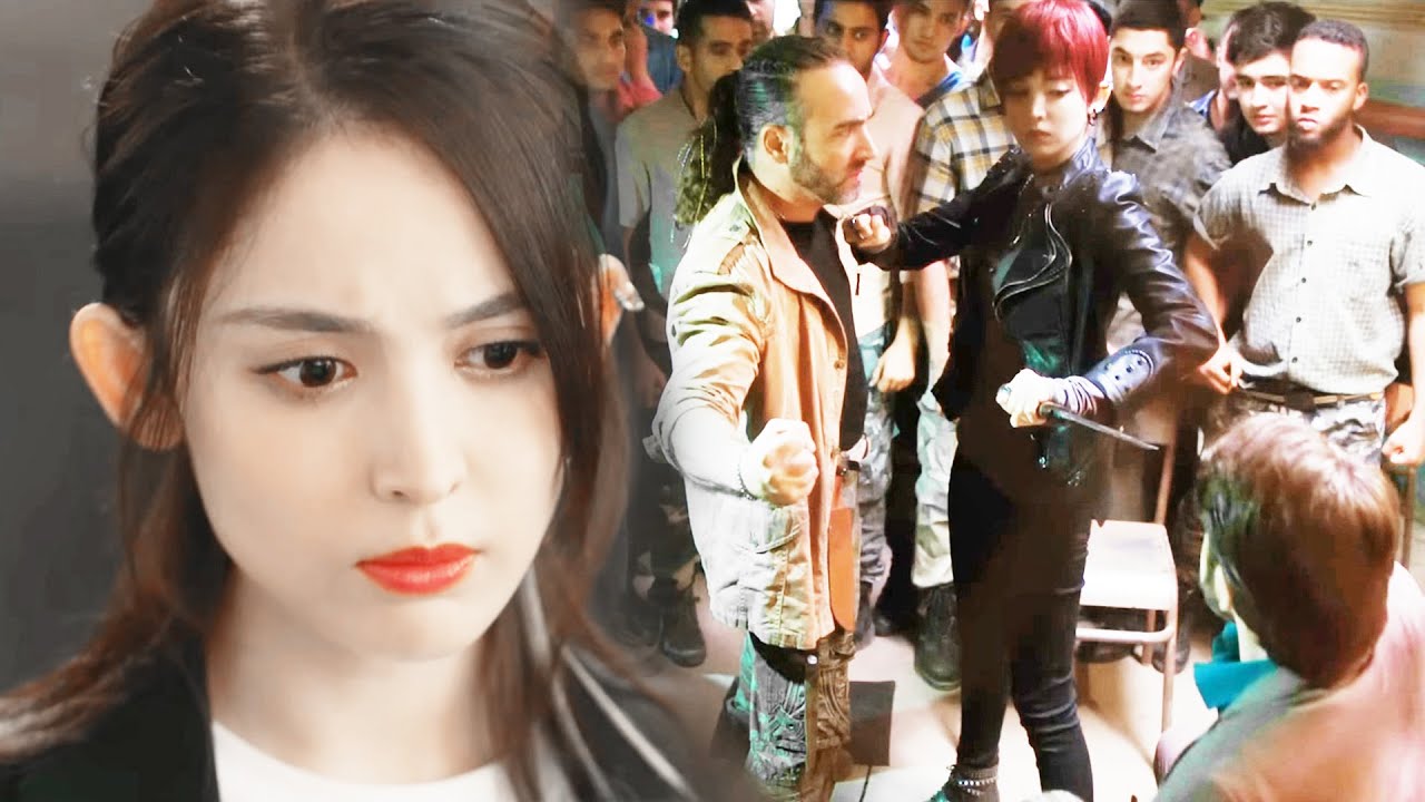 恐怖分子欺負嬌滴滴的灰姑娘，殊不知她是頂尖特種兵，被她狠狠收拾！#中國電視劇 #古力娜扎 #陳偉霆 #kungfu