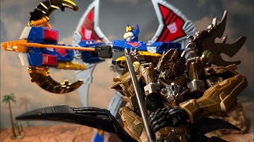 Transformers: Archery with Onyx & Deathsaurus {Transformers Stop Motion Animation}