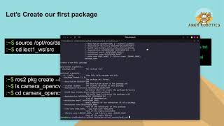 1. ROS2 Workspace, Packages and C++ Publisher (Arabic)