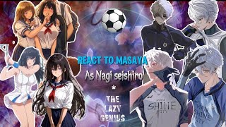 Midareuchi [Ntr] React To Mc as Nagi Seshiro–Japan Football Prodigy |AU| |BlueLock| |Gacha React🇺🇸 