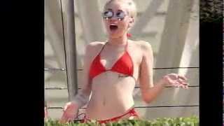 Download Miley also partied poolside with friends at a hotel in Barcelona on Thursday MP3 song and Music Video