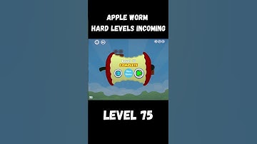Apple Worm level 74-75 #gaming #worm #iq