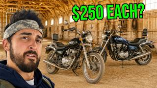 I Bought TWO Non-Running Motorcycles for $250 Each (Will They Run?)