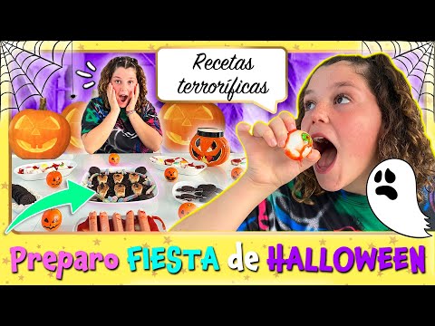 I'm preparing my Halloween party 🎃 Terrifying recipes for my guests! 👻