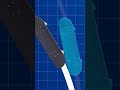 Truck Height and Turning Ability #skate #skateboarding #3d #science