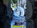 거대 석재 분수 조립 과정 #worker #process #stoneart #fountain #sculpture