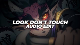 look don't touch ( sped up ) - odetari & cade clair [edit audio] Resimi