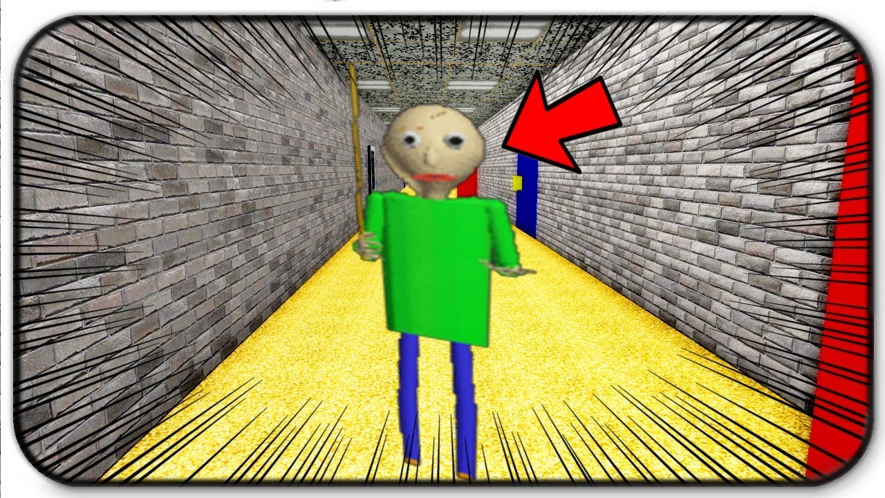 Play As Baldi In Roblox Baldis Basics - YouTube