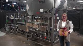 Combi Automatic Stainless Steel Case Erector / Case Packer Demonstration