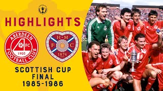 Aberdeen 3-0 Hearts | Alex Ferguson's Last Ever Cup Win for Aberdeen | Scottish Cup Final 1985-1986