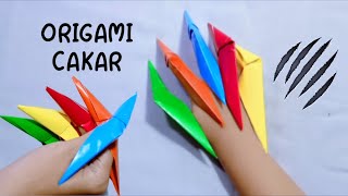 Origami Cakar Wolverine | Cara Membuat Cakar Tangan dari Kertas Origami Cakar Wolverine | Cara Membuat Cakar Tangan dari Kertas