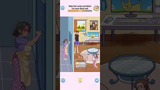 brain tease puzzle, level 23, help him cover before his mom find out #games #trending #brainteasers