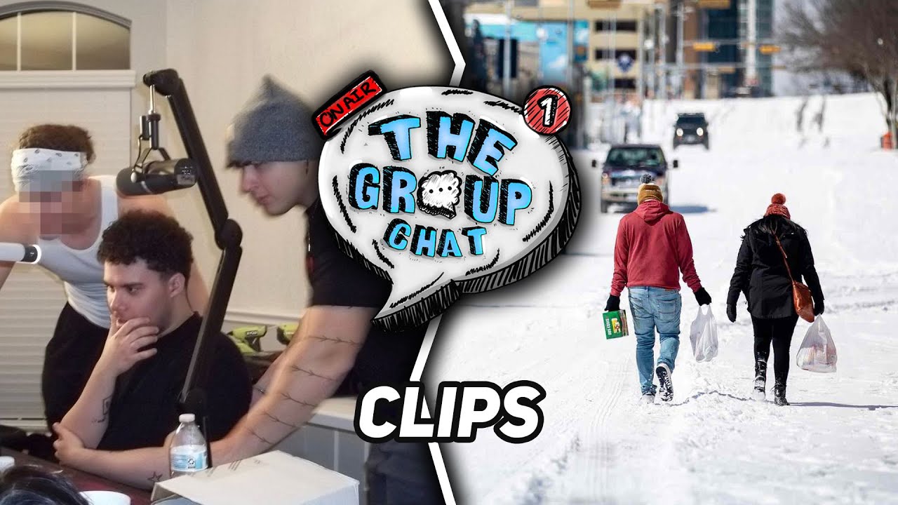 The Group Chat Complains About The Snow In Texas (they got 1 cm of snow btw)