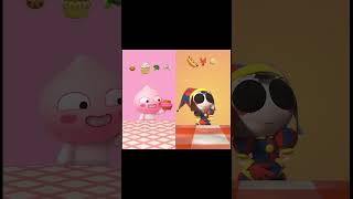 Pomni random food Mukbang: Original VS Animation (The Amazing Digital Circus Animation) @fash