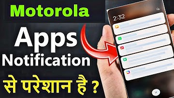 motorola notification band kaise kare / how to stop notification in motorola phone