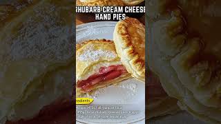 Rhubarb Cream Cheese Hand Pies